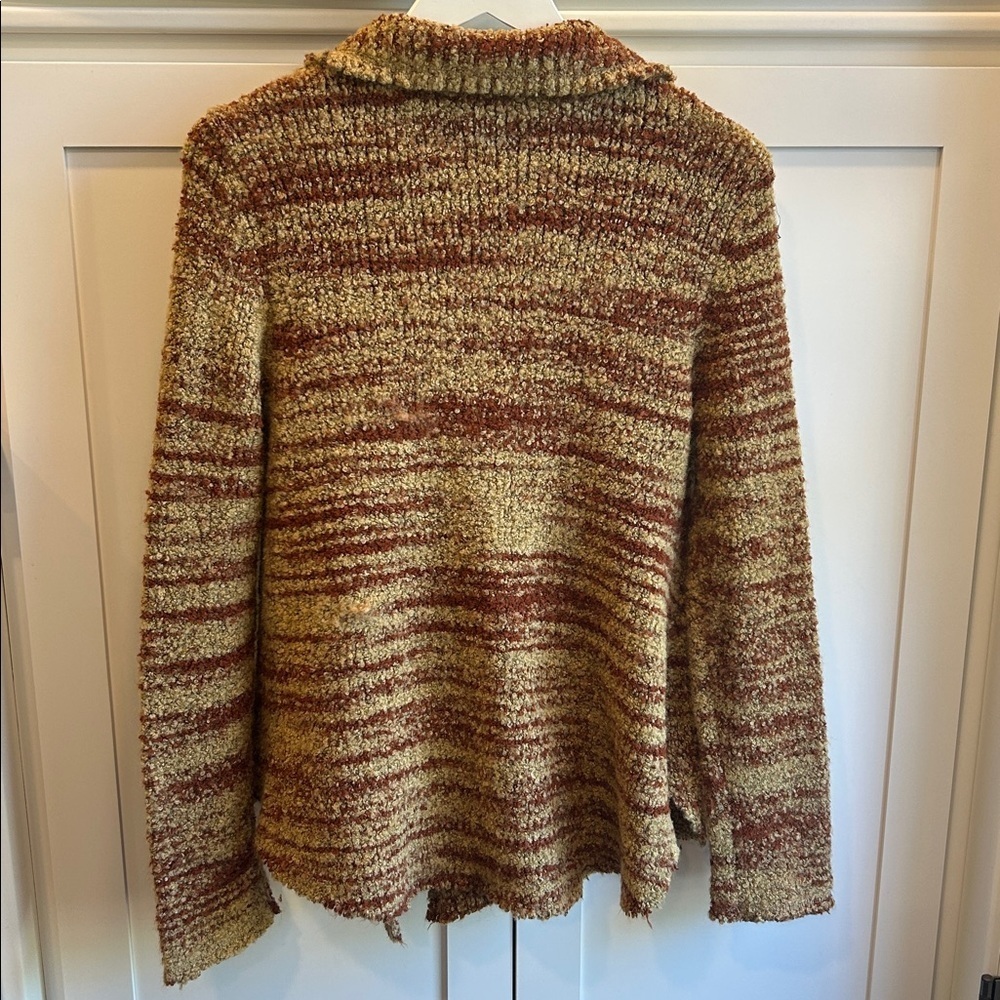 FREE PEOPLE Zebra Yarn Button Down Wool Jacket Coat - Picture 5 of 16